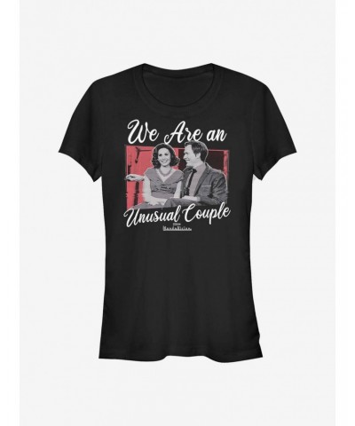 Marvel WandaVision Romantic Couple Girls T-Shirt $9.56 T-Shirts