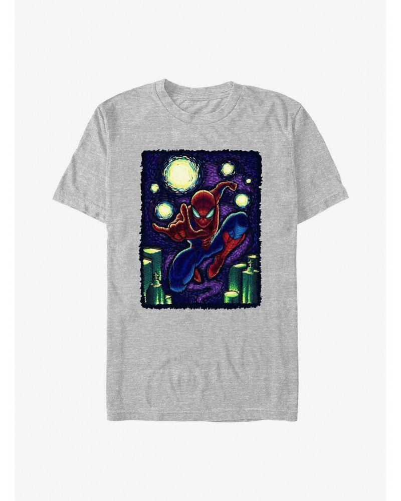 Marvel Spider-Man Starry New York T-Shirt $7.07 T-Shirts
