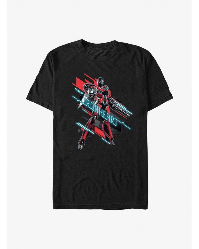 Marvel Black Panther: Wakanda Forever Ironheart Badge T-Shirt $8.03 T-Shirts