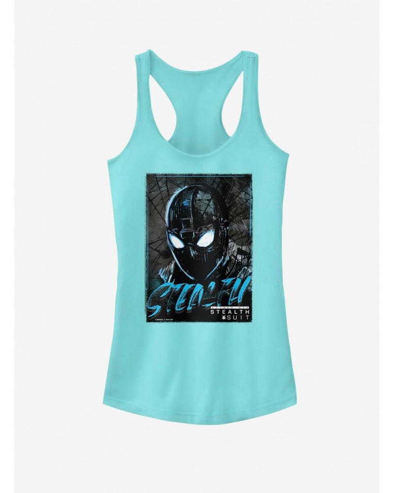 Marvel Spider-Man Far From Home Stealth Paint Girls Tank $9.16 Tanks