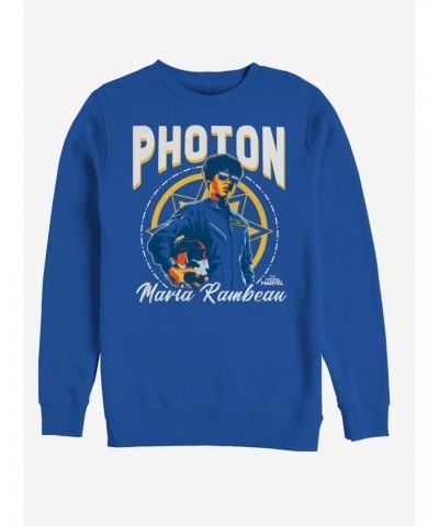Marvel Captain Marvel Photon Sweatshirt $10.33 Sweatshirts
