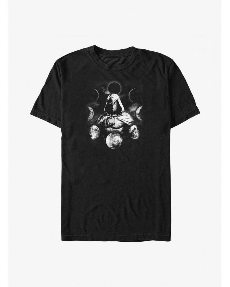 Marvel Moon Knight Grunge Moon Phase Big & Tall T-Shirt $8.37 T-Shirts