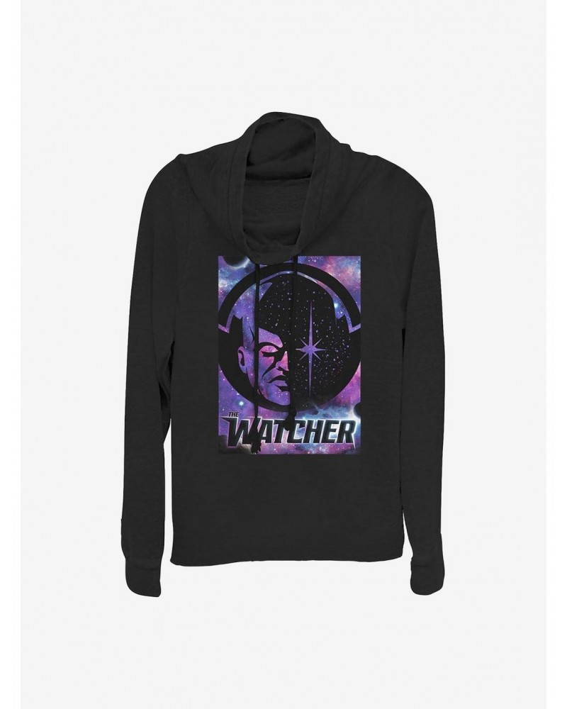 Marvel What If...? The Watcher Poster Cowlneck Long-Sleeve Girls Top $15.80 Tops