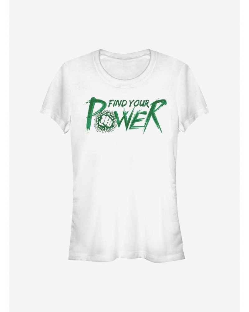 Marvel The Hulk Find Hulk Power Girls T-Shirt $9.16 T-Shirts