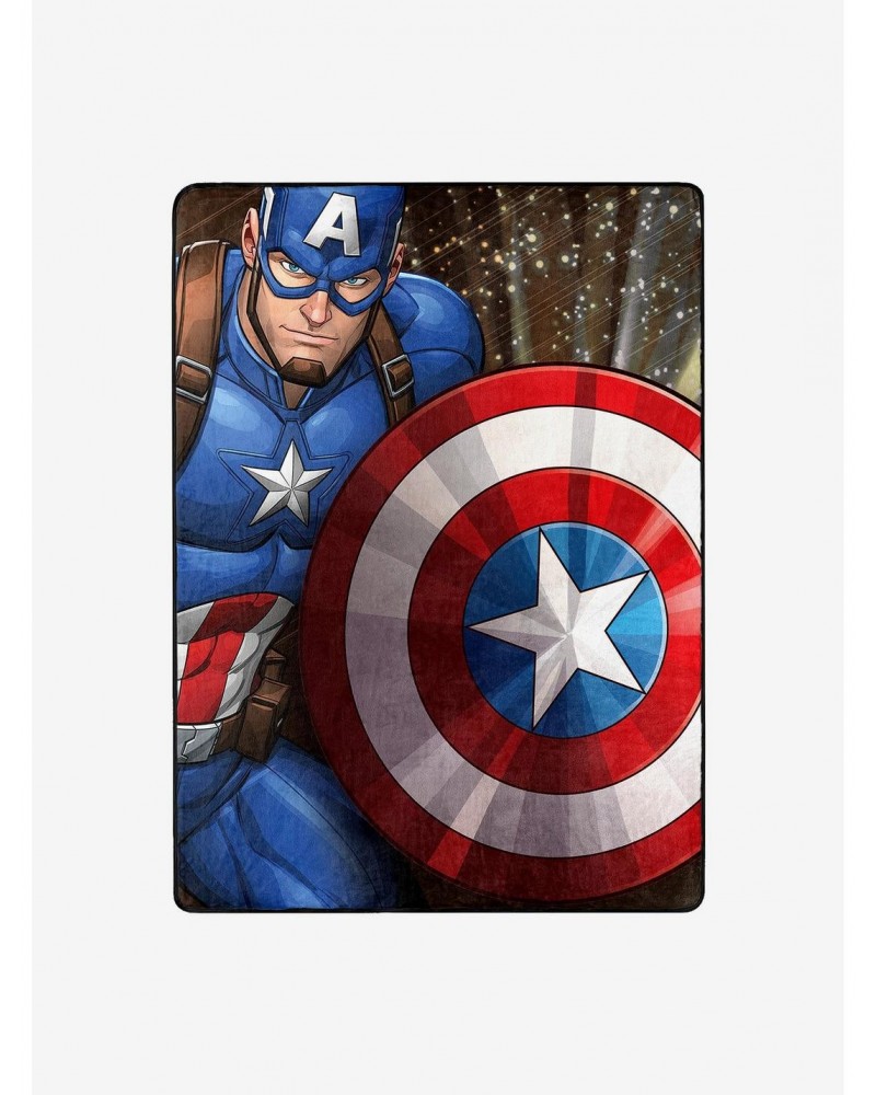 Marvel Avengers Our Captain Silk Touch Throw $17.10 Throws