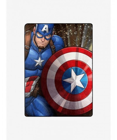 Marvel Avengers Our Captain Silk Touch Throw $17.10 Throws