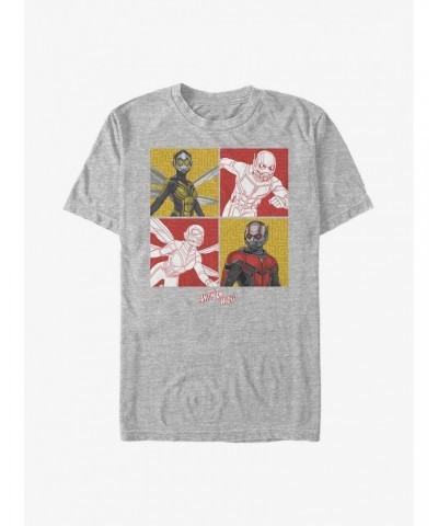 Marvel Ant-Man And Wasp Foursquare T-Shirt $7.46 T-Shirts