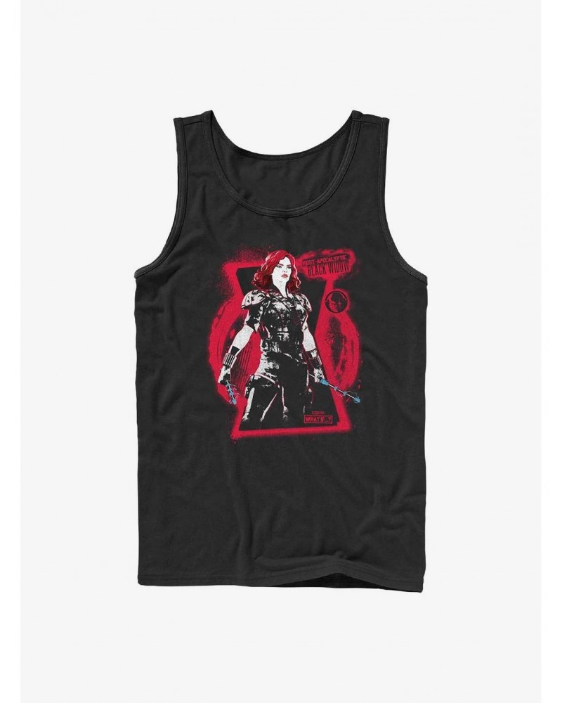 Marvel What If?? Black Widow Post Apocalypse Ready Tank Top $9.16 Tops