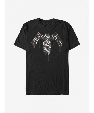 Marvel Venom Dripping Logo T-Shirt $5.93 T-Shirts