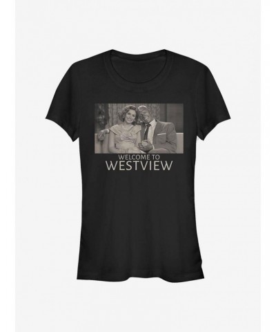 Marvel WandaVision Welcome To Westview Girls T-Shirt $6.37 T-Shirts