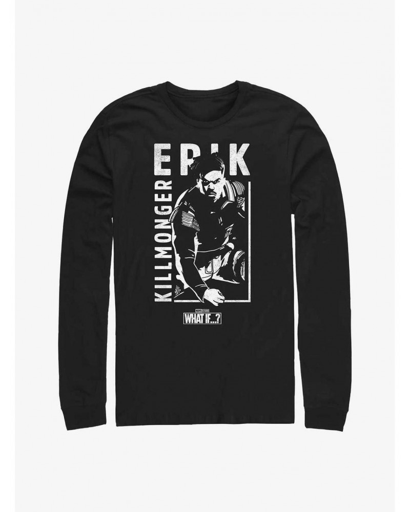 What If?? Erik Killmonger Was Special-Ops Long-Sleeve T-Shirt $12.63 T-Shirts
