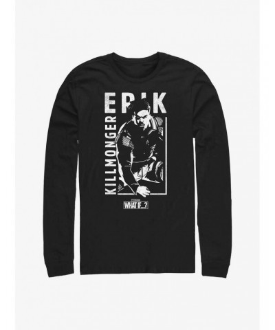 What If?? Erik Killmonger Was Special-Ops Long-Sleeve T-Shirt $12.63 T-Shirts