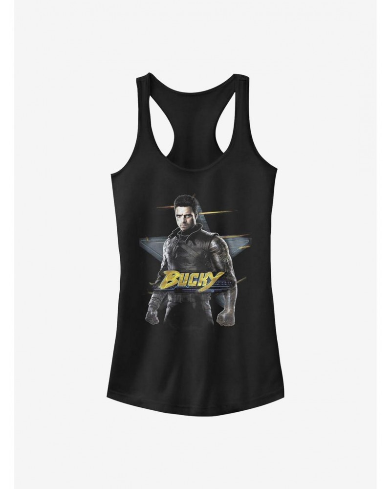 Marvel The Falcon And The Winter Soldier Bucky Girls Tank $8.76 Tanks