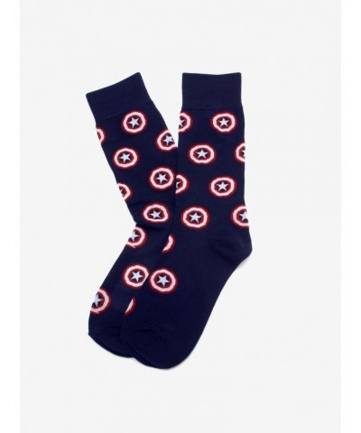 Marvel Captain America Navy Socks $6.17 Socks