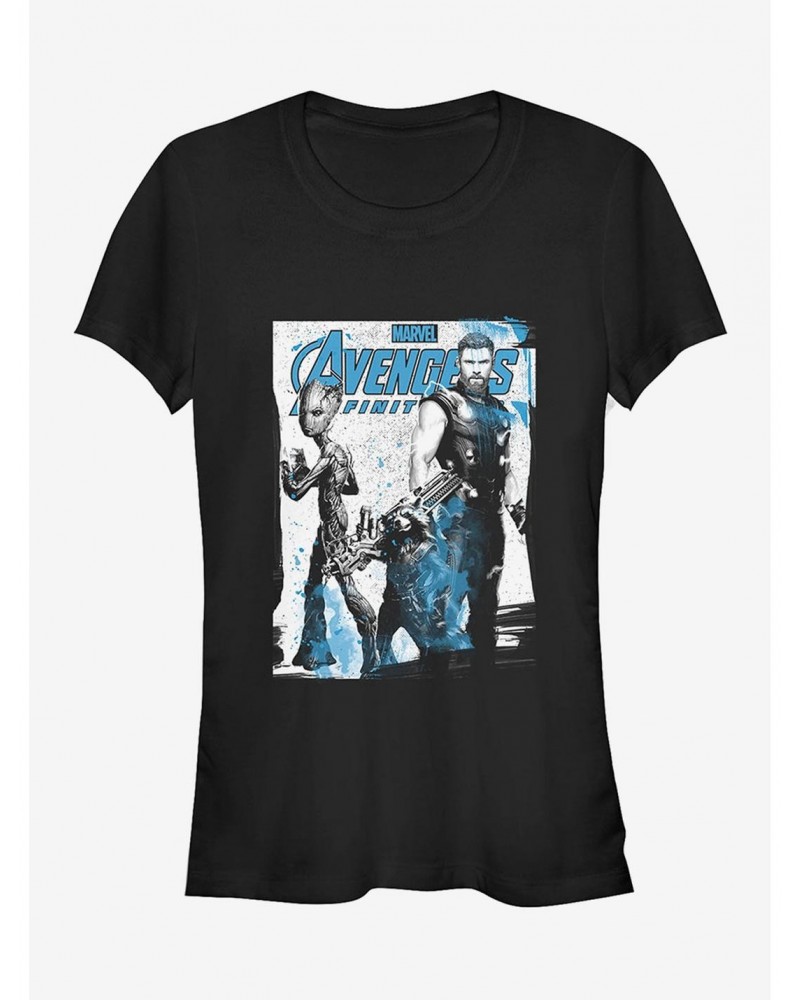 Marvel Avengers: Infinity War New Friends Girls T-Shirt $8.96 T-Shirts