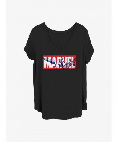 Marvel Spider Marvel Girls T-Shirt Plus Size $9.94 T-Shirts