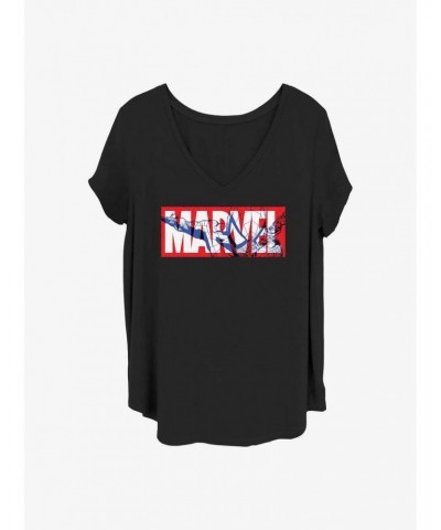 Marvel Spider Marvel Girls T-Shirt Plus Size $9.94 T-Shirts
