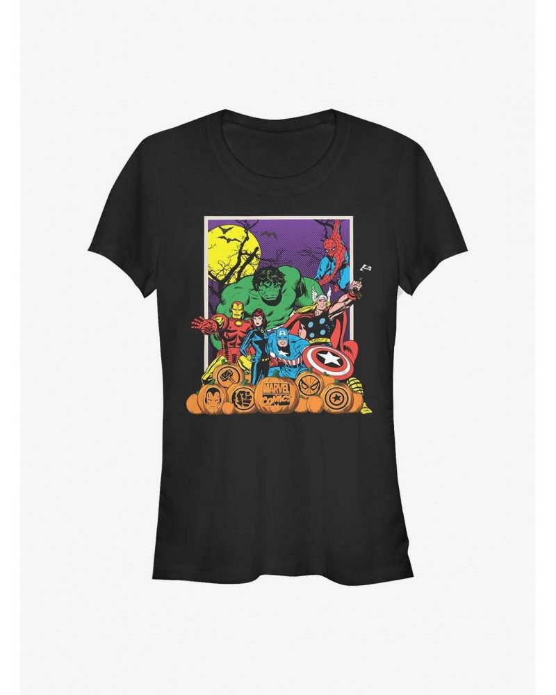 Marvel Avengers Halloween Pals Girls T-Shirt $7.17 T-Shirts