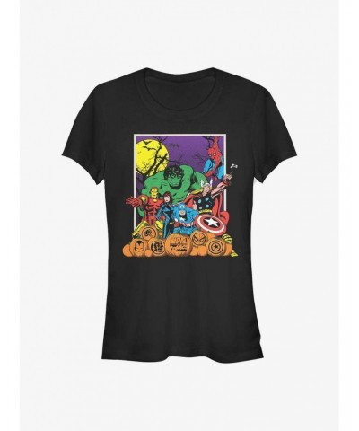 Marvel Avengers Halloween Pals Girls T-Shirt $7.17 T-Shirts