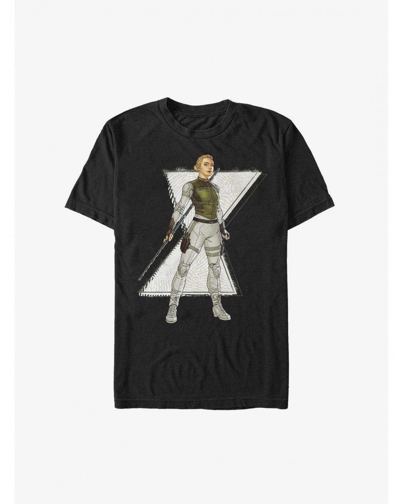 Marvel Yelena Action Pose T-Shirt $7.46 T-Shirts