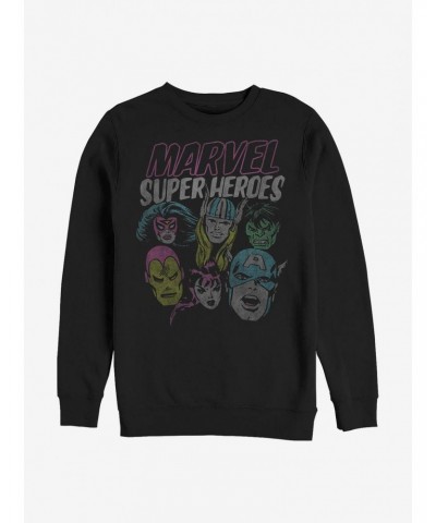 Marvel Avengers Grunge Heroes Sweatshirt $9.74 Sweatshirts