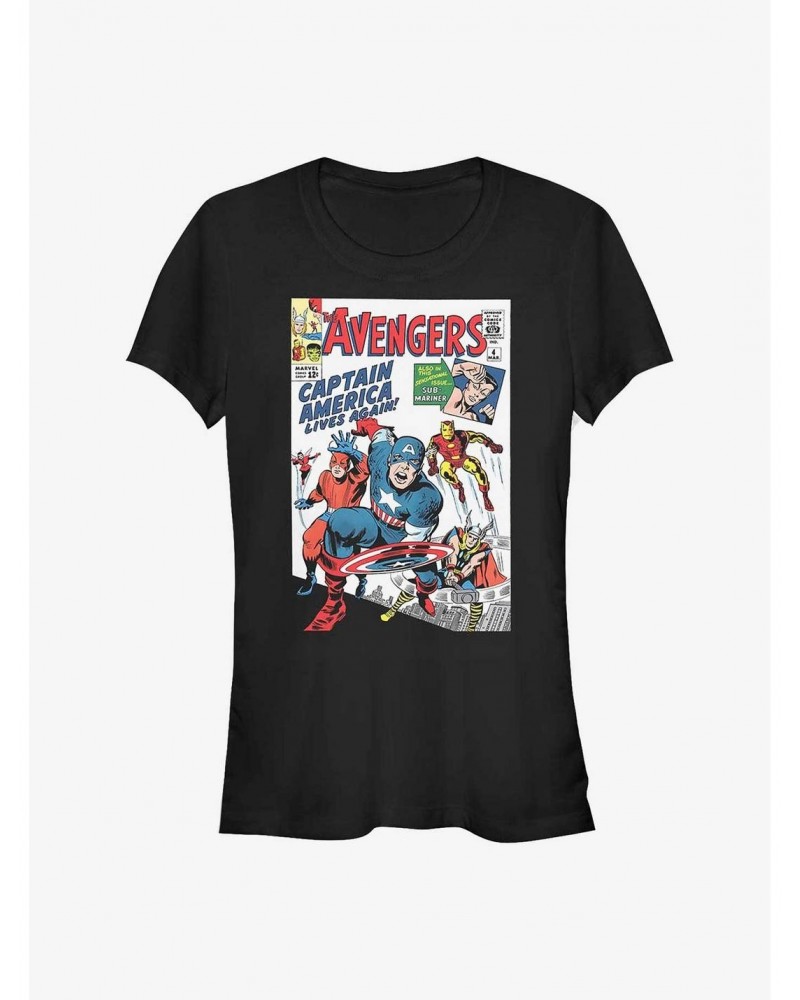 Marvel Avengers Comic Cover Girls T-Shirt $7.37 T-Shirts