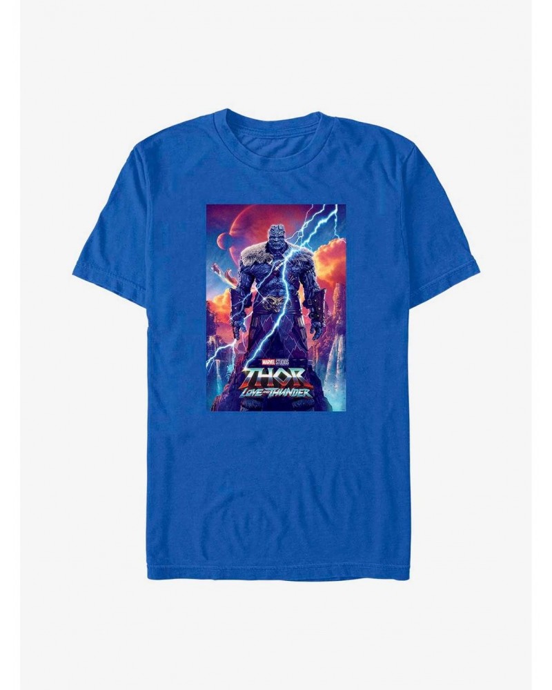 Marvel Thor: Love and Thunder Korg Movie Poster T-Shirt $8.99 T-Shirts