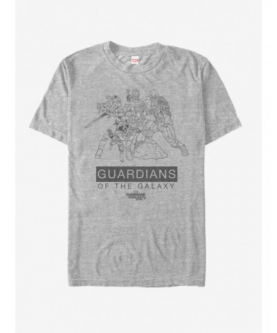 Marvel Guardians of the Galaxy Vol. 2 Team Ready T-Shirt $7.65 T-Shirts