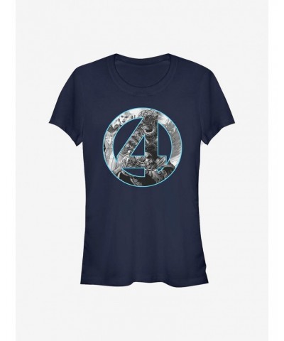 Marvel Fantastic Four Four Badge Girls T-Shirt $8.76 T-Shirts