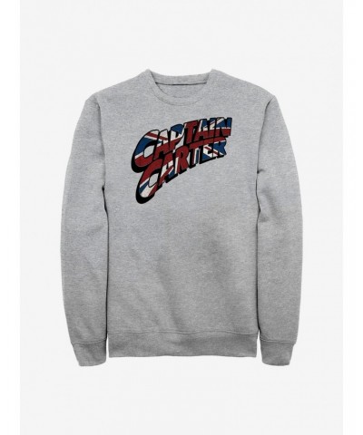 Marvel What If...? Captain Carter Crew Sweatshirt $11.22 Sweatshirts