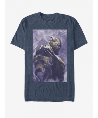 Marvel Avengers: Endgame Thanos Painted T-Shirt $8.22 T-Shirts
