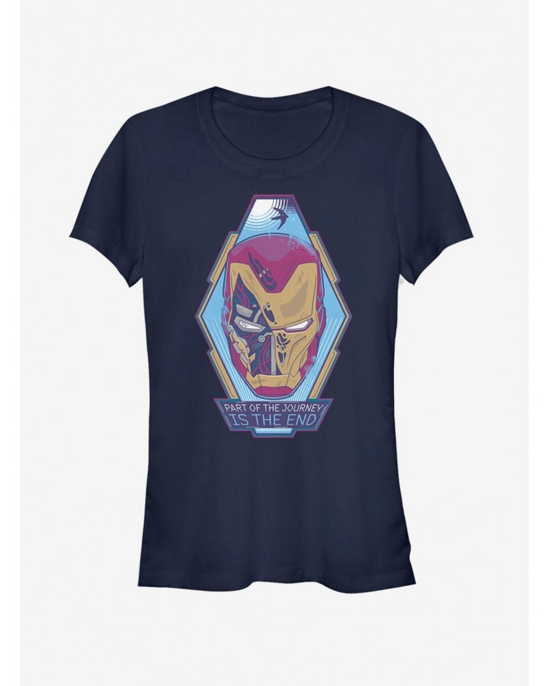 Marvel Avengers: Endgame The End Girls Navy Blue T-Shirt $9.96 T-Shirts