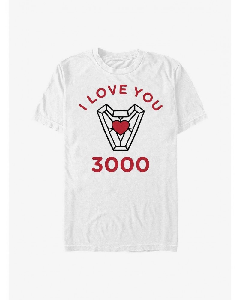 Marvel Avengers: Endgame Love You 3000 Heart T-Shirt $8.41 T-Shirts