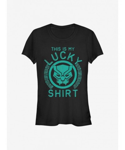 Marvel Black Panther Lucky Panther Girls T-Shirt $8.37 T-Shirts