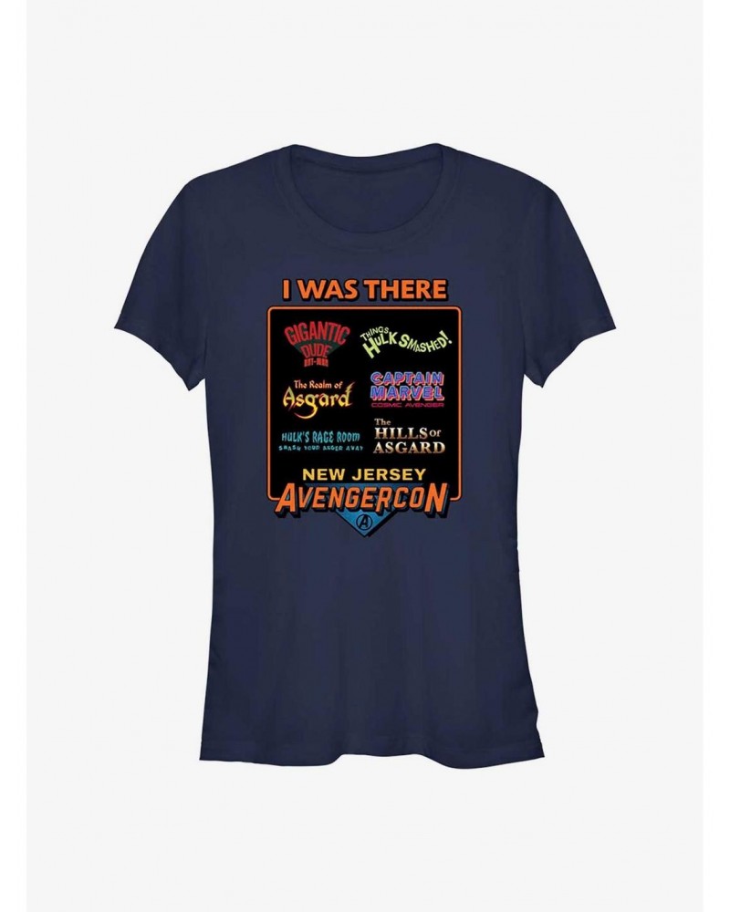 Marvel Ms. Marvel Avengerscon I Was There Girls T-Shirt $8.76 T-Shirts