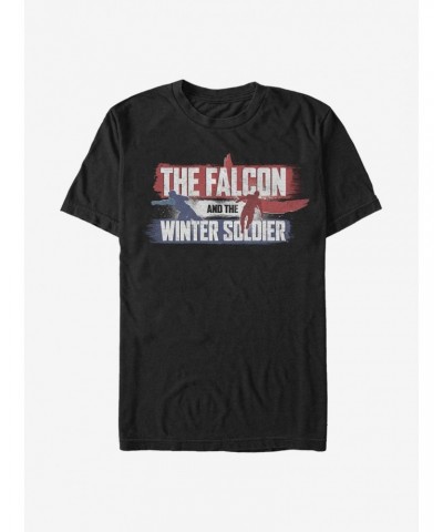 Marvel The Falcon And The Winter Soldier Spray Paint T-Shirt $9.37 T-Shirts