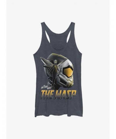 Marvel Ant-Man The Wasp Helmet Girls Raw Edge Tank $8.29 Tanks