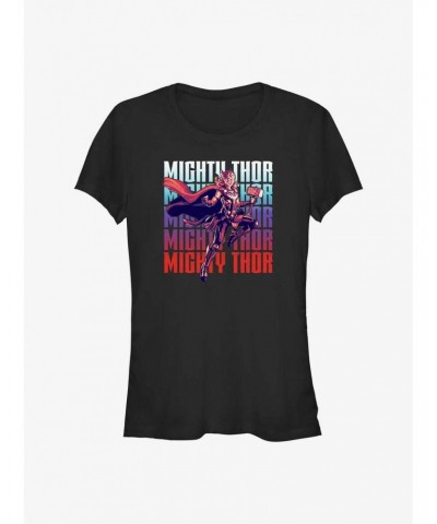 Marvel Thor: Love and Thunder Mighty Thor Girls T-Shirt $6.37 T-Shirts