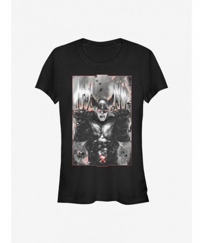 Marvel Deadpool Wolverine Fangs Girls T-Shirt $7.37 T-Shirts