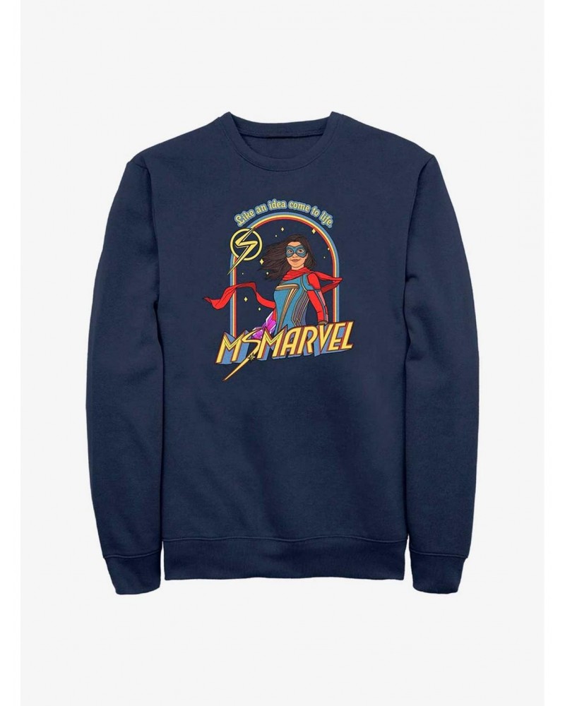 Marvel Ms. Marvel Retro Sweatshirt $14.17 Sweatshirts