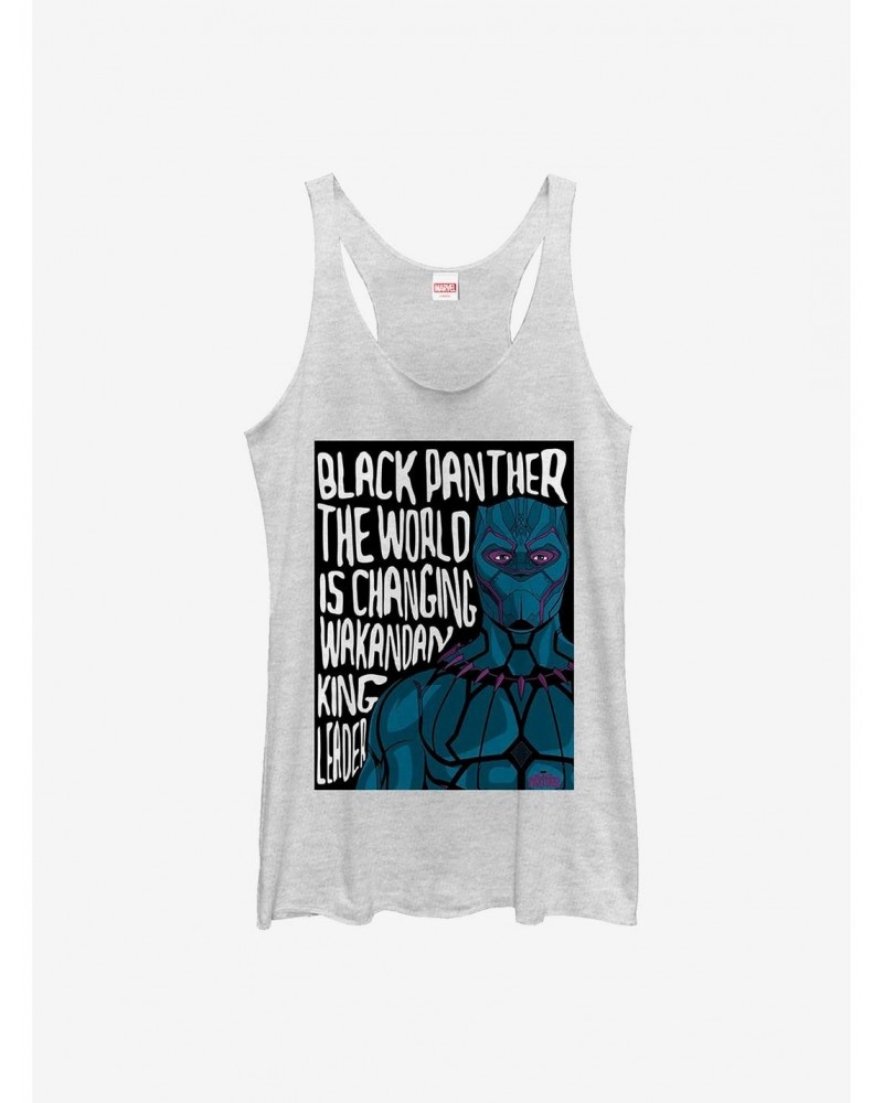 Marvel Black Panther The World Is Changing Girls Tank $9.12 Tanks