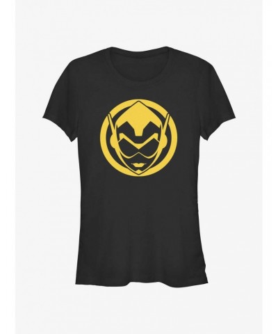 Marvel Ant-Man and the Wasp: Quantumania Wasp Sigil Girls T-Shirt $8.96 T-Shirts