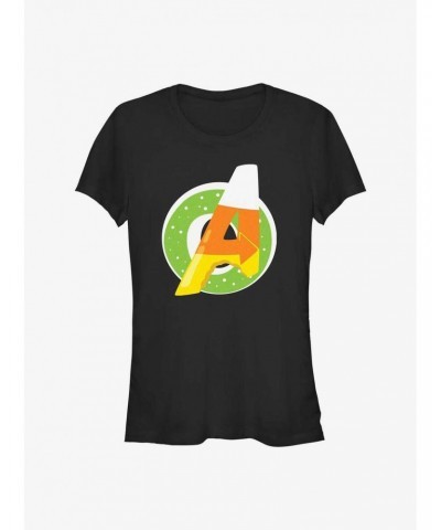Marvel Avengers Candy Logo Girls T-Shirt $7.37 T-Shirts