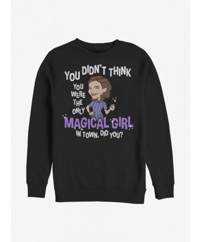 Marvel WandaVision Another Magical Girl Agatha Crew Sweatshirt $11.81 Sweatshirts