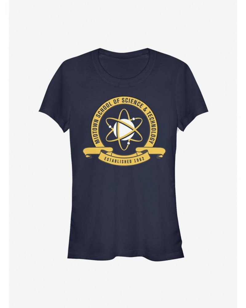 Marvel Spider-Man Midtown School Emblem Girls T-Shirt $8.57 T-Shirts