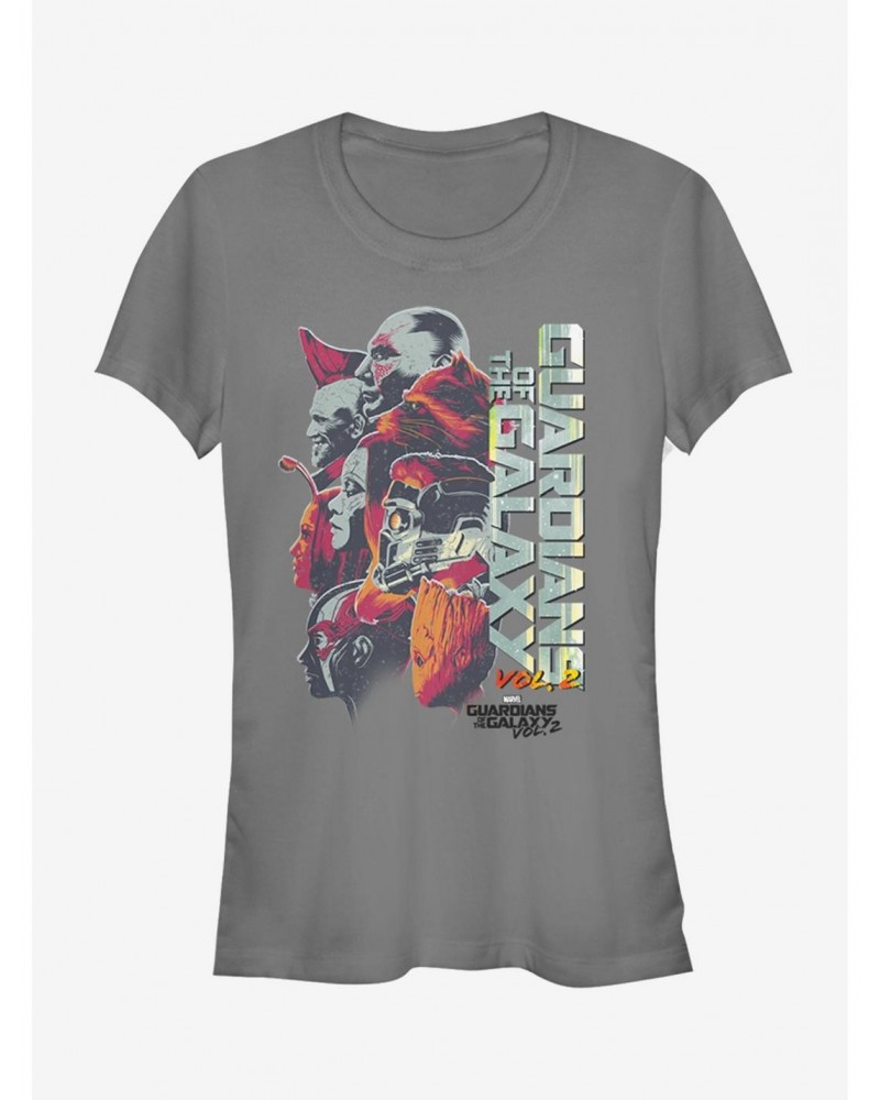 Marvel Guardians of the Galaxy Vol 2 Team Profile Girls T-Shirt $6.97 T-Shirts