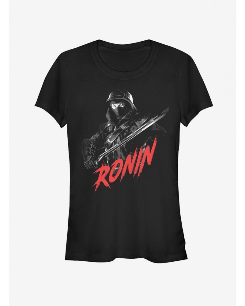 Marvel Avengers Endgame High Contrast Ronin Girls T-Shirt $9.96 T-Shirts