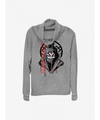 Marvel Shang-Chi And The Legend Of The Ten Rings Death Dealer Cowlneck Long-Sleeve Girls Top $15.80 Tops