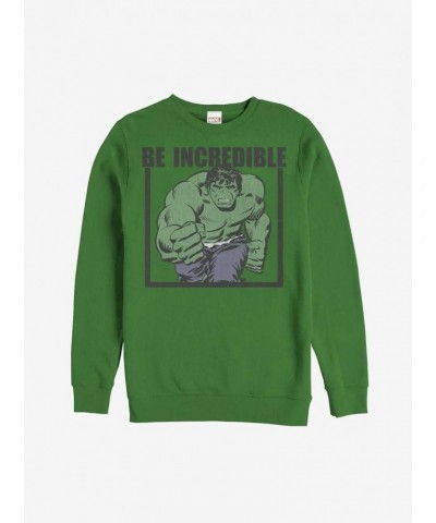 Marvel Hulk Be Incredible Sweatshirt $11.81 Sweatshirts