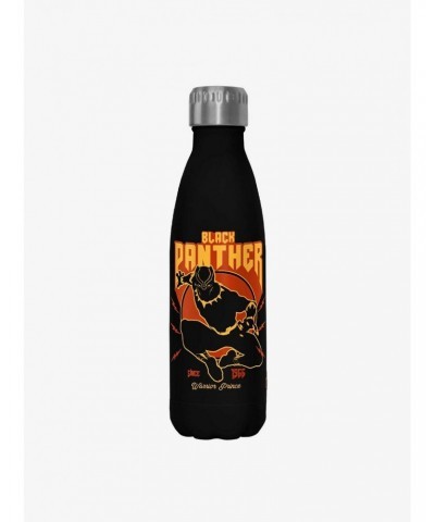 Marvel Black Panther Warrior Prince Stainless Steel Water Bottle $9.56 Water Bottles